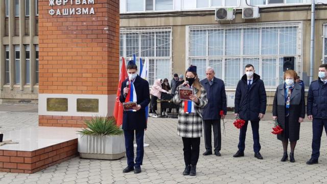 12 февраля ученики школы №71 города Краснодара приняли участие в торжественном мероприятии img2